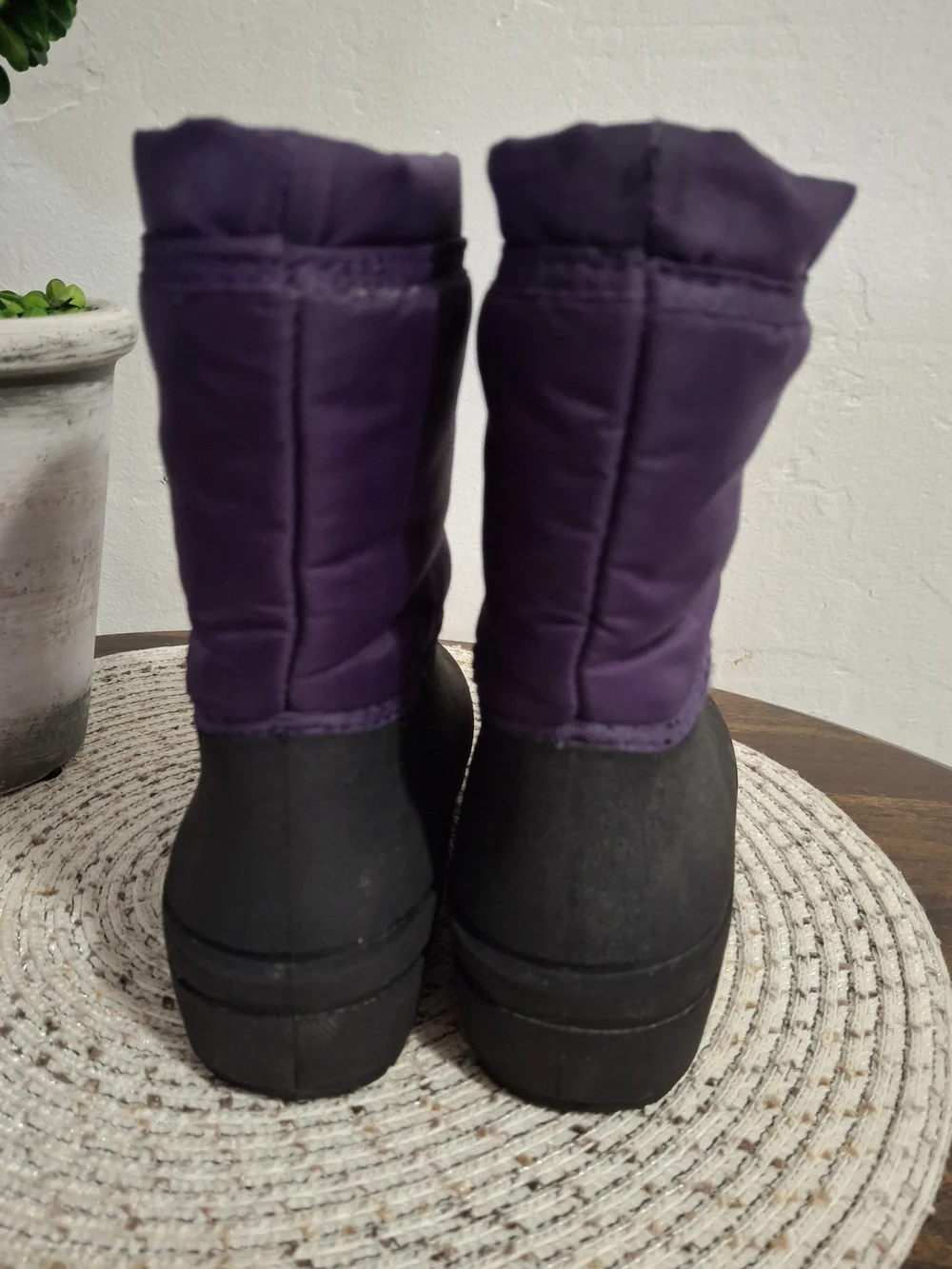 Kid's Bogs Purple Winter Snow Shell Boots